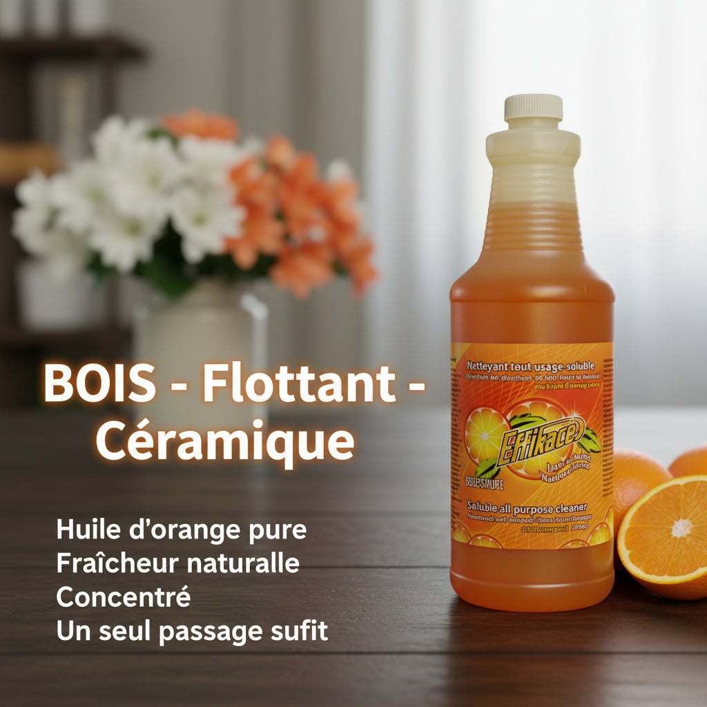 Nettoyant pour planchers de bois et flottants