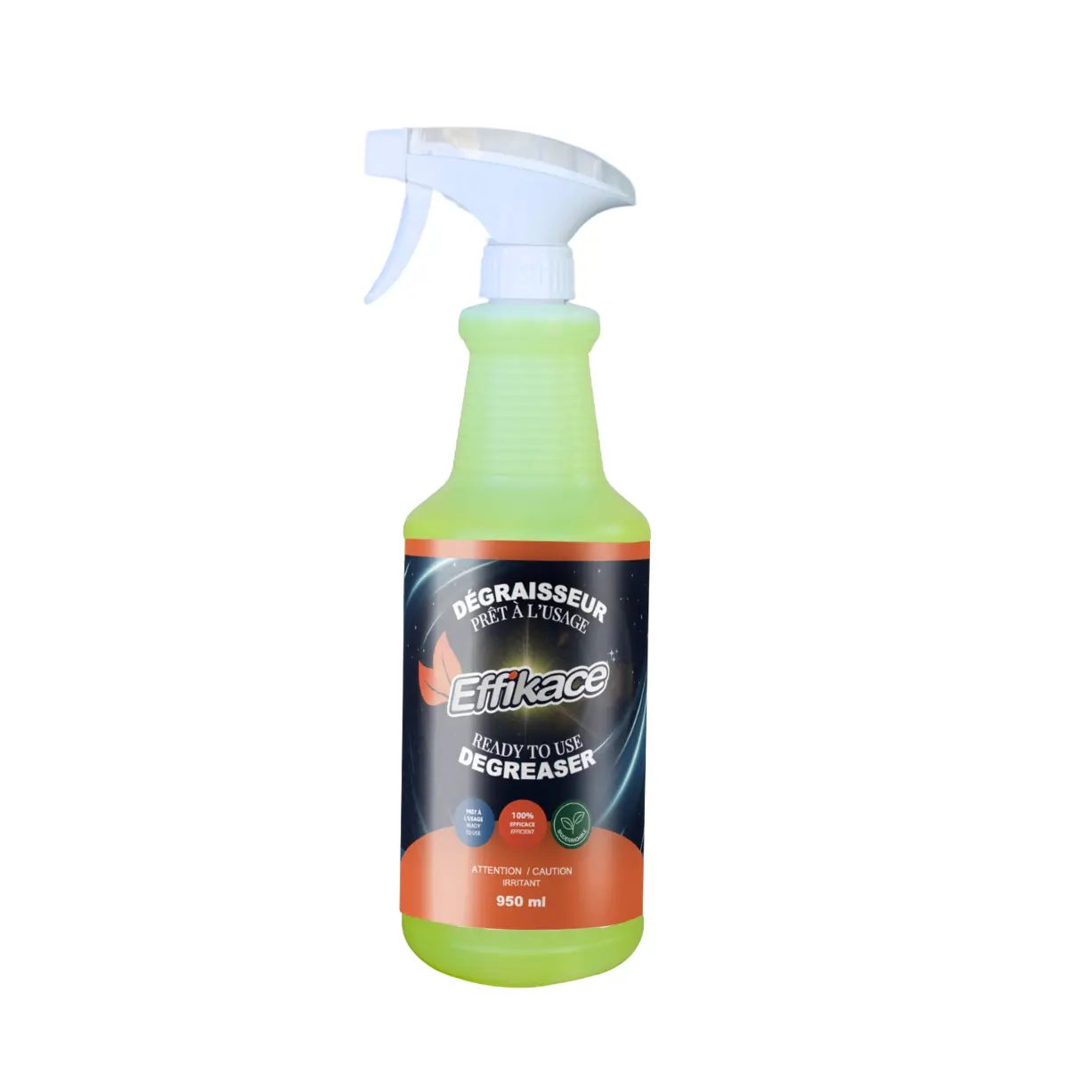 Dégraisseur Prêt à l'usage (vaporisateur 950ml) Effikace