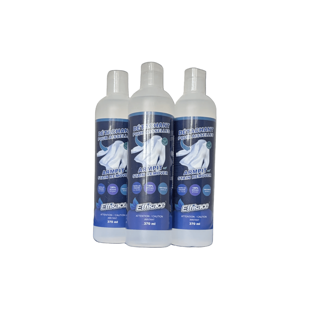 Détachant à déodorant et sueur EFFIKACE™ | Élimine les taches sans frottage - Produits Effikace inc.