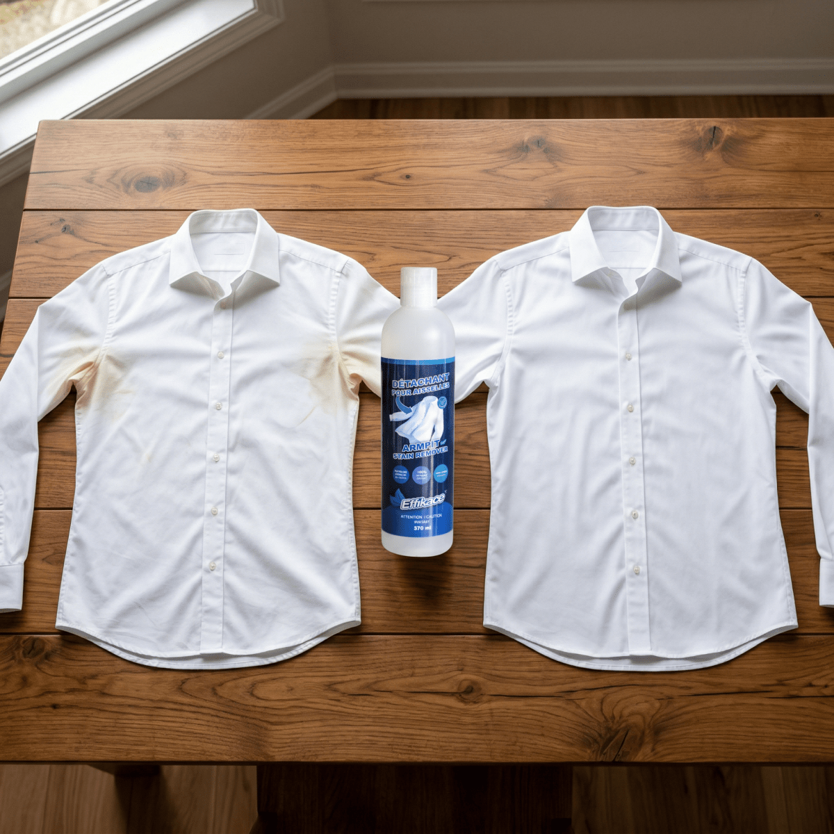 Détachant à déodorant et sueur EFFIKACE™ | Élimine les taches sans frottage - Produits Effikace inc.