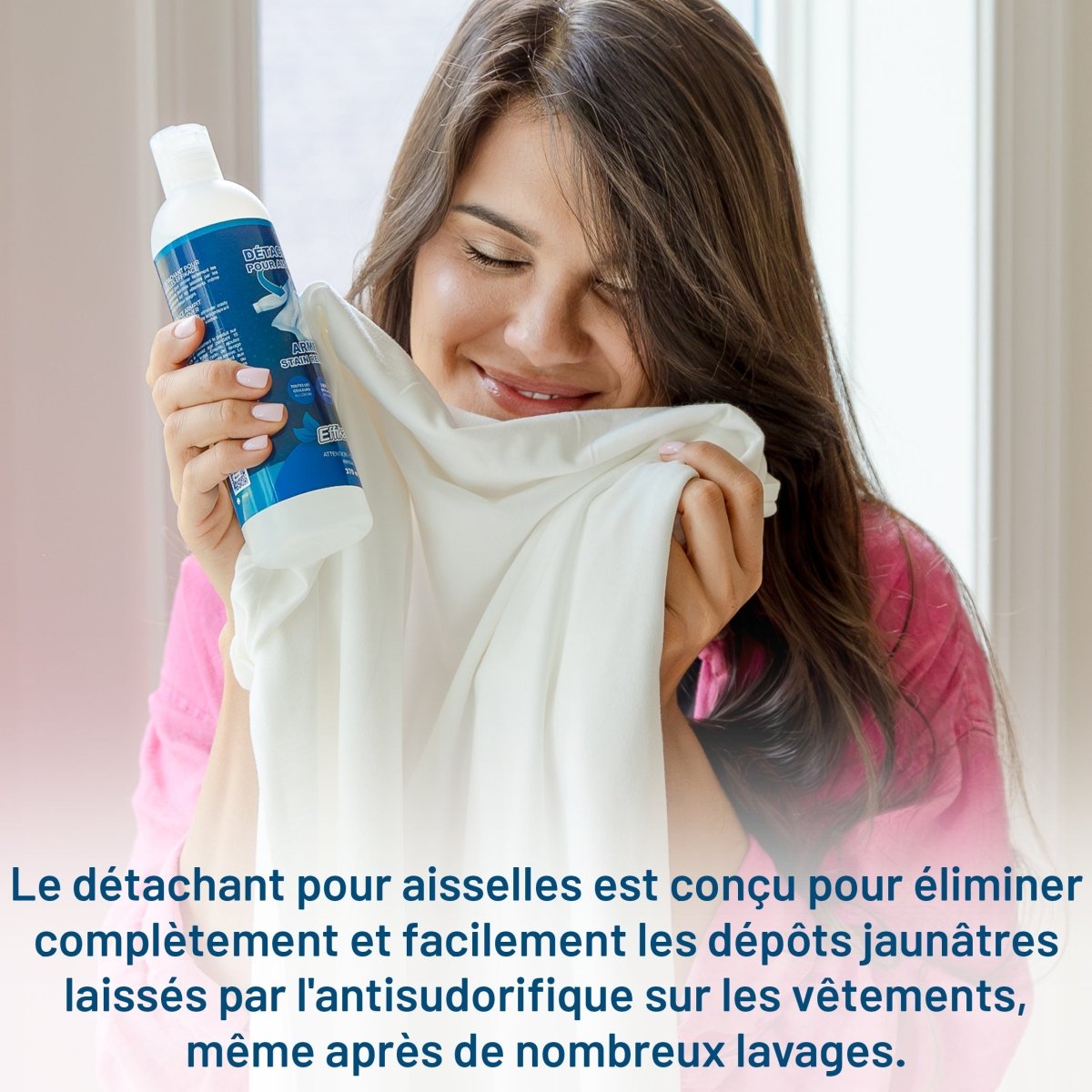 Détachant à déodorant et sueur EFFIKACE™ | Élimine les taches sans frottage - Produits Effikace inc.
