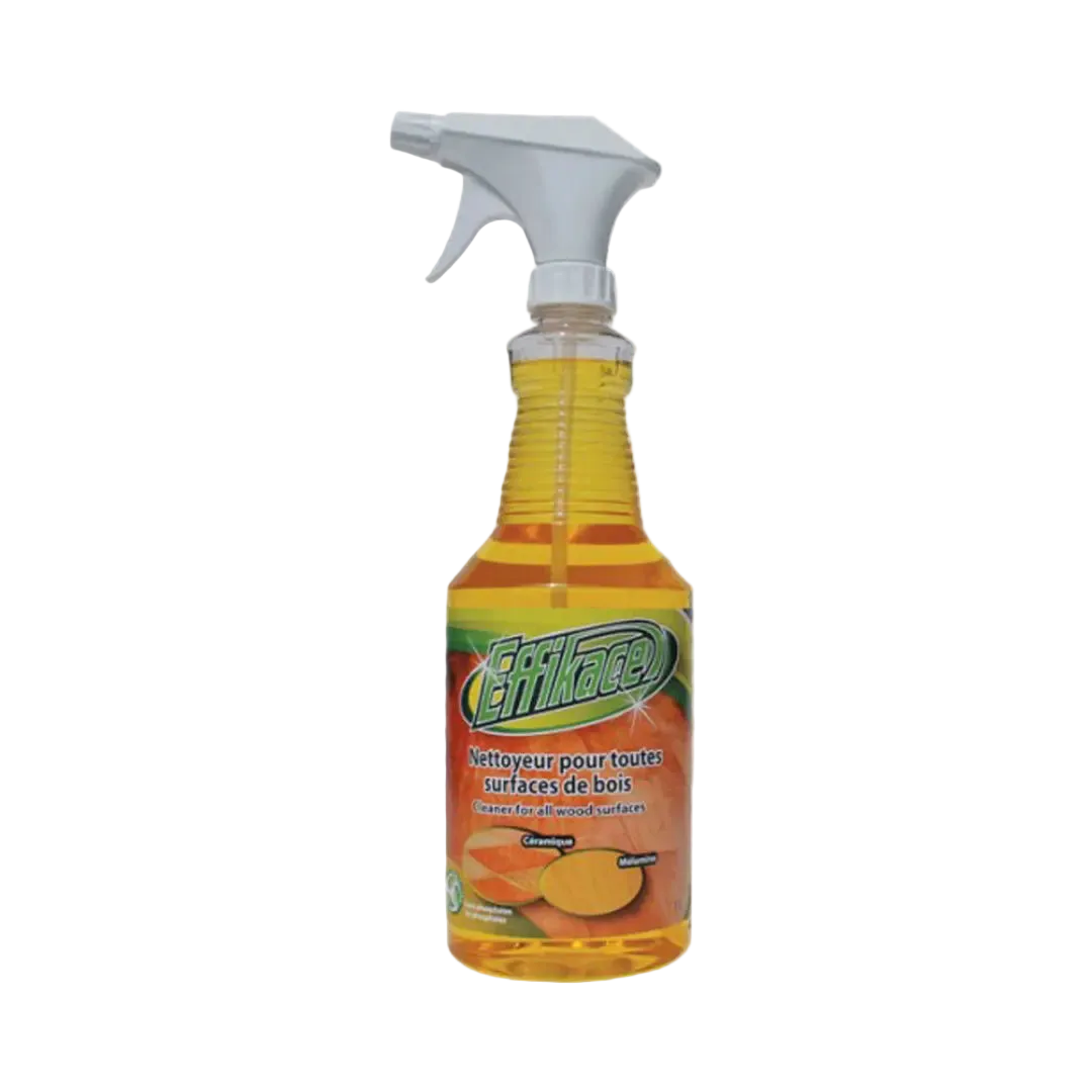 Nettoyant multi - surfaces bois, mélamine et céramique en pulvérisateur - Produits Effikace inc.