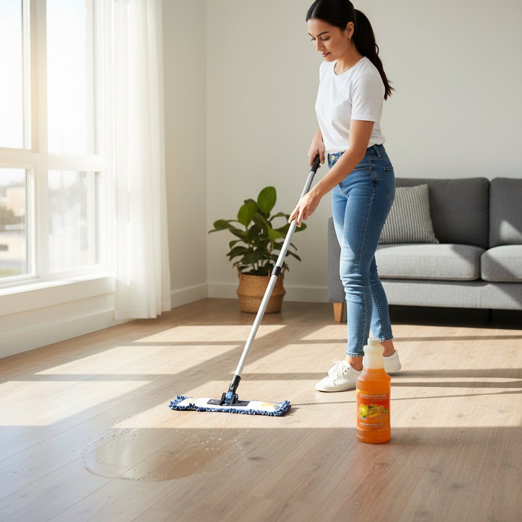 Nettoyant pour planchers de bois et flottants concentré - Produits Effikace inc.